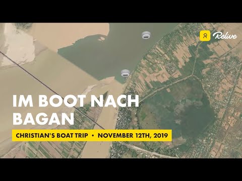 Im Boot nach Bagan