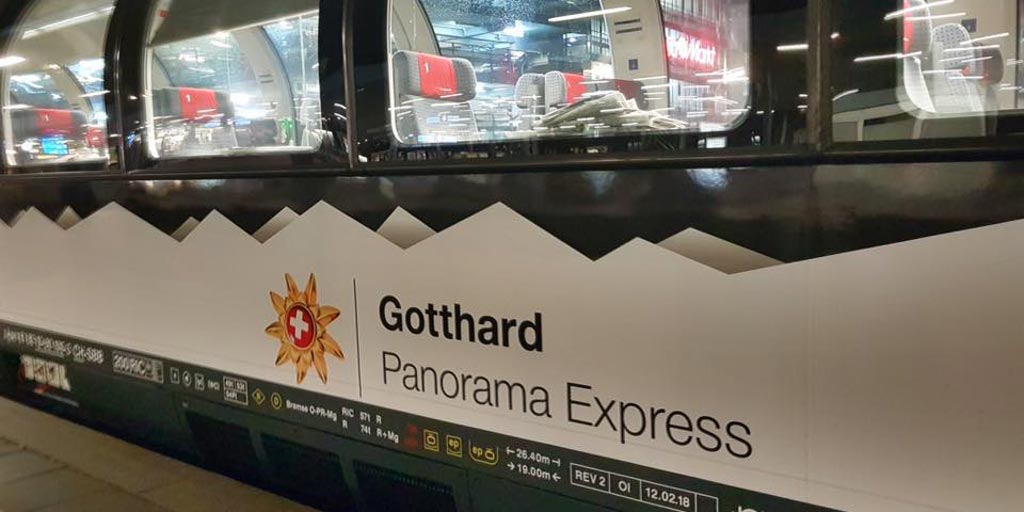 Gotthard Panorama Express Richtung Sylt